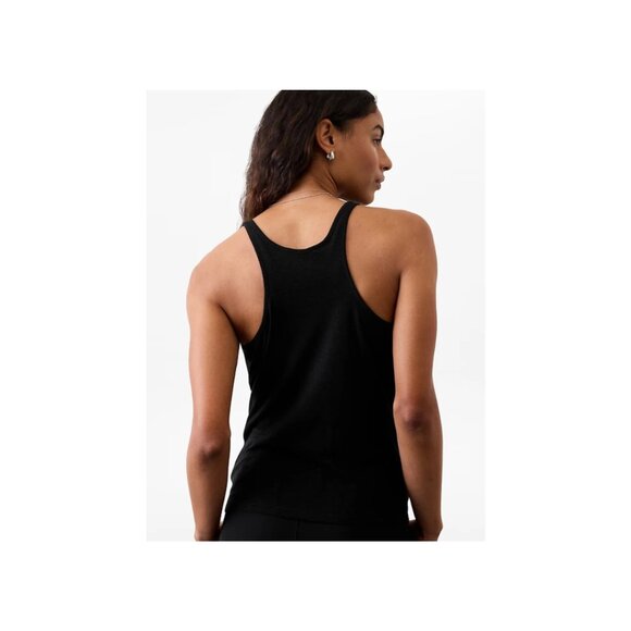 Athleta Getaway Linen Blend Tank Black Sz M & L - Picture 2 of 5